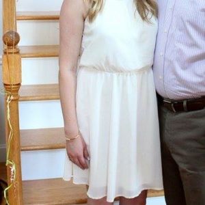 White Skater Dress - perfect for a bride to be!